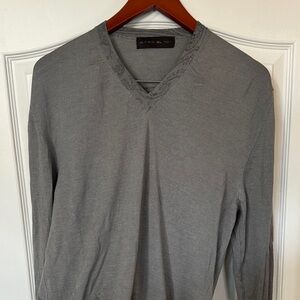 Etro lightweight Charcoal V-Neck Sweater